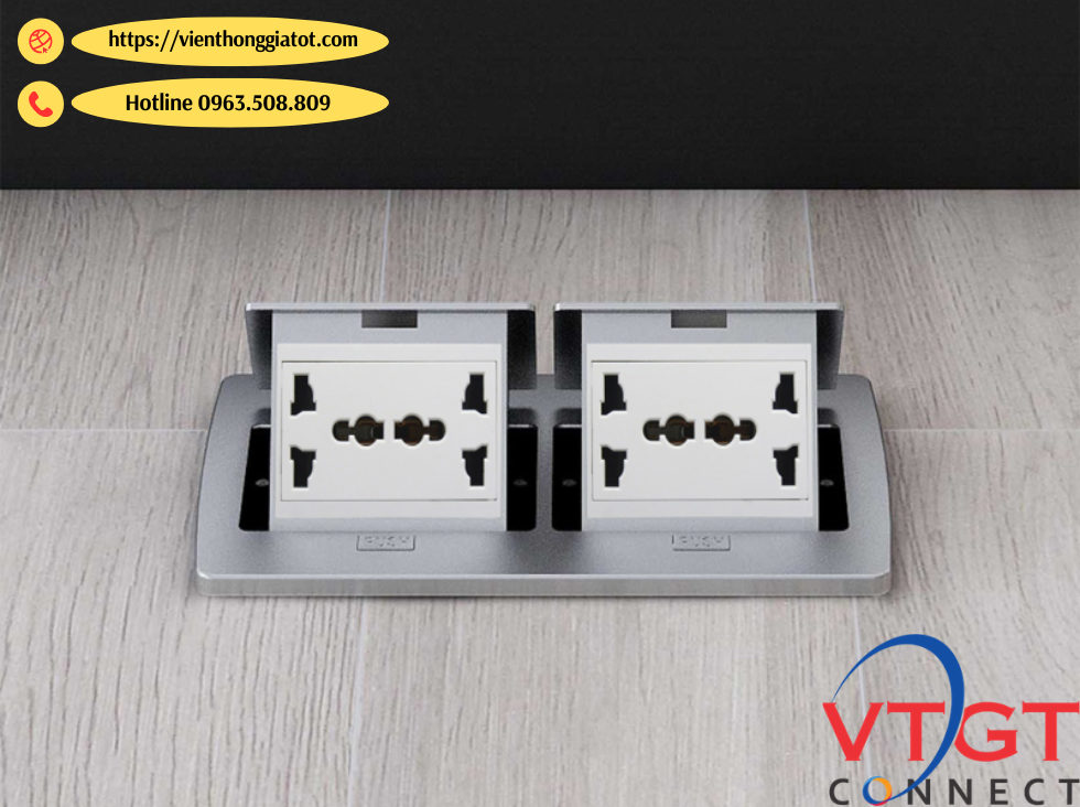Ổ điện âm sàn 