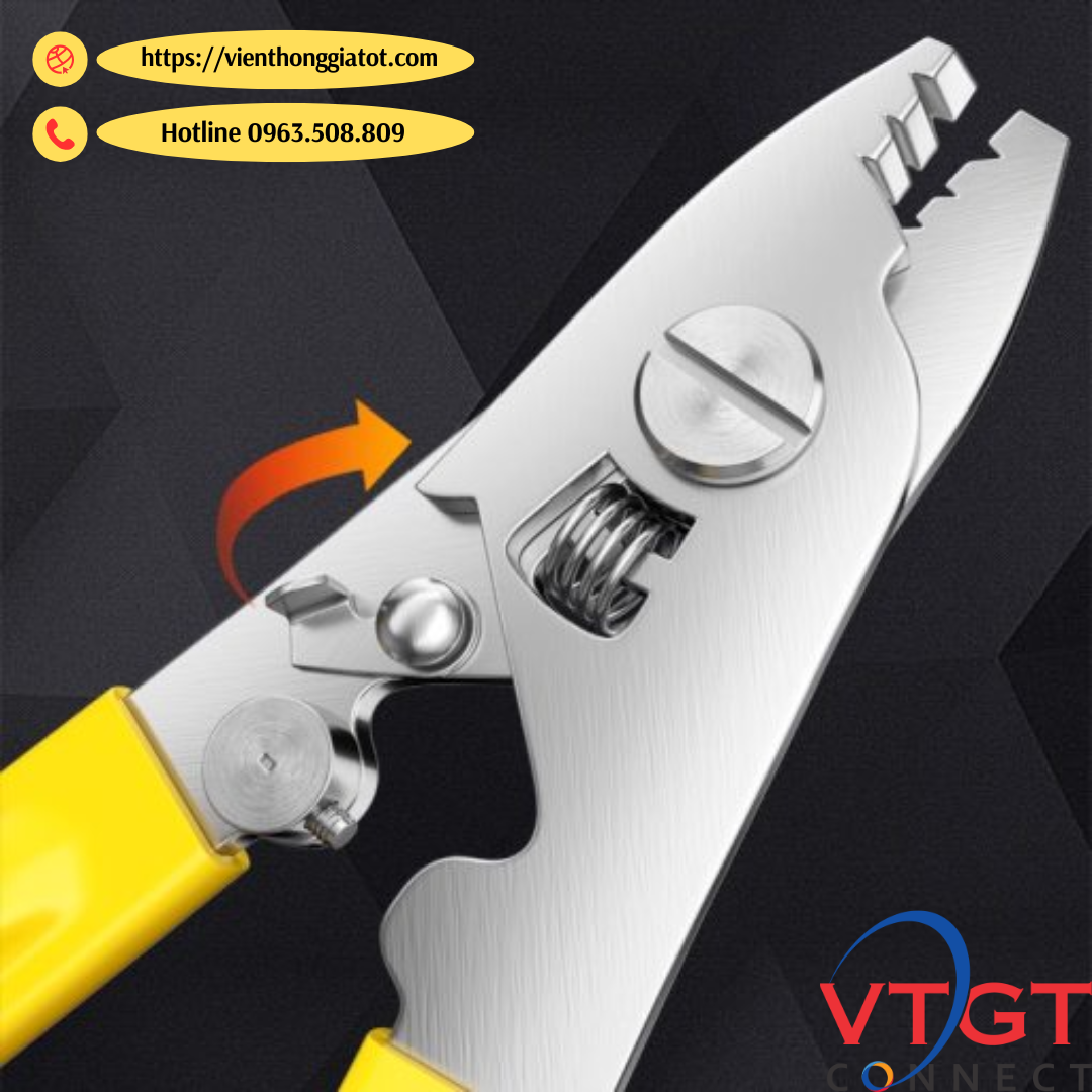 Kìm tuốt sợi cáp quang YYS-SF3, 3 chức năng  mã YYS-SF3