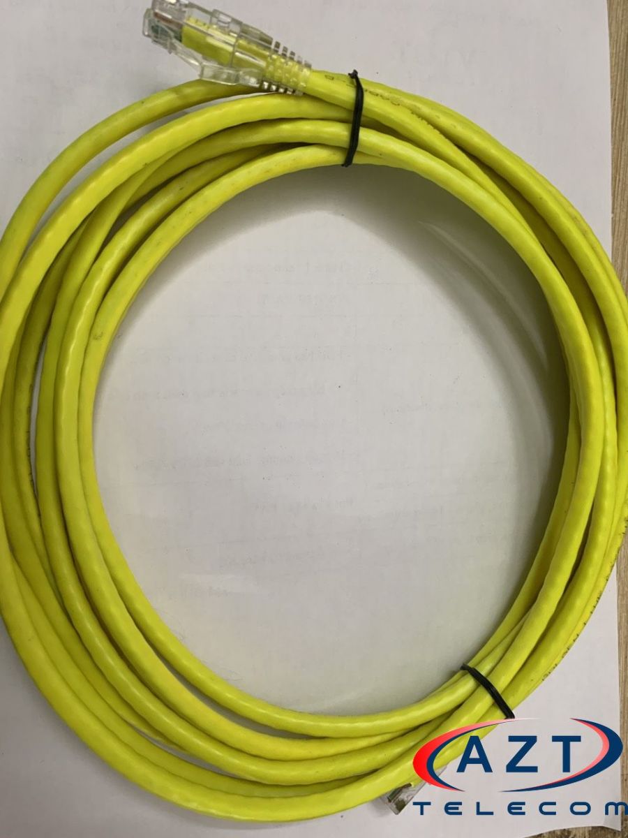 DÂY NHẢY MẠNG CAT6 MÀU VÀNG 1m, 1,5M 2m, 3m, 5m, 10m