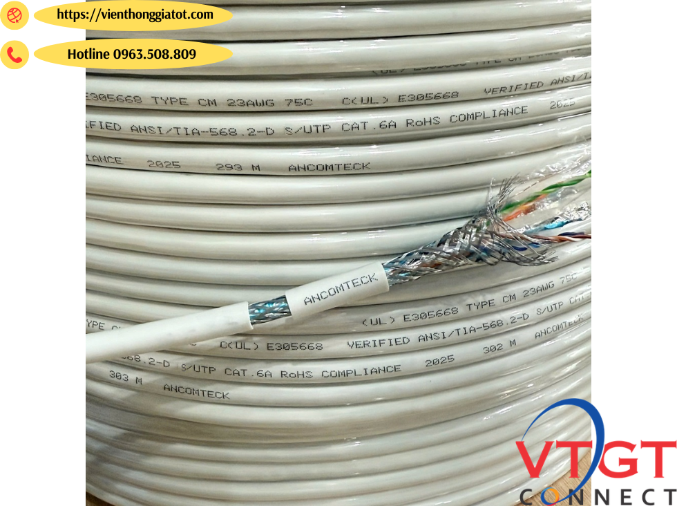 cap-mang-cat6a-sf-ftp-boc-bac-chong-nhieu-mau-trang-dai-305m-cuon-ancomteck-act-305-6aftpwh