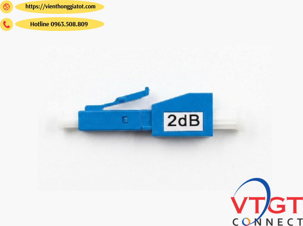 đầu nối suy hao quang LC/UPC 2dB