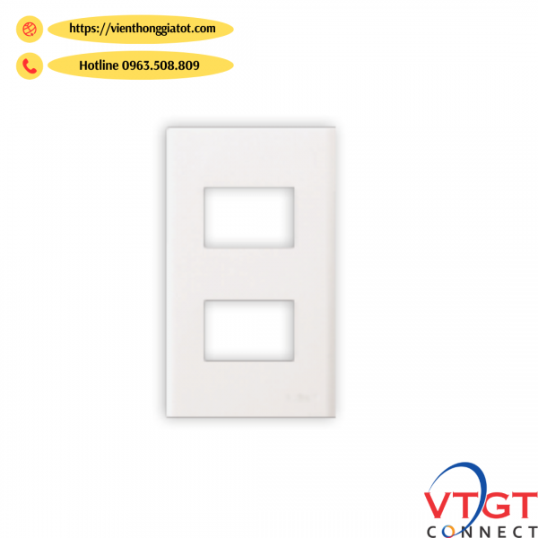 Mặt nạ 2 thiết bị panasonic WEV68020SW WIDE