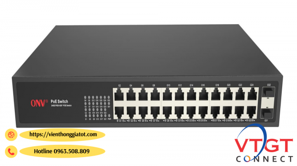 ONV-H3024PF Full Giga 24 POE+2*Uplink SFP ( 250W)