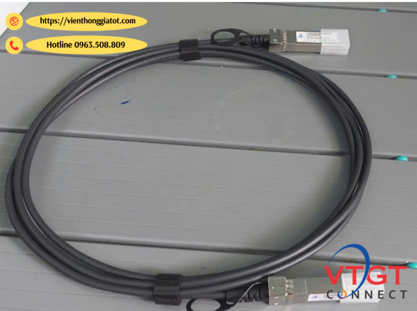Cáp DAC 10G SFP+ to SFP+ dài 3M hãng Wintop model YT-A-PCC-3M