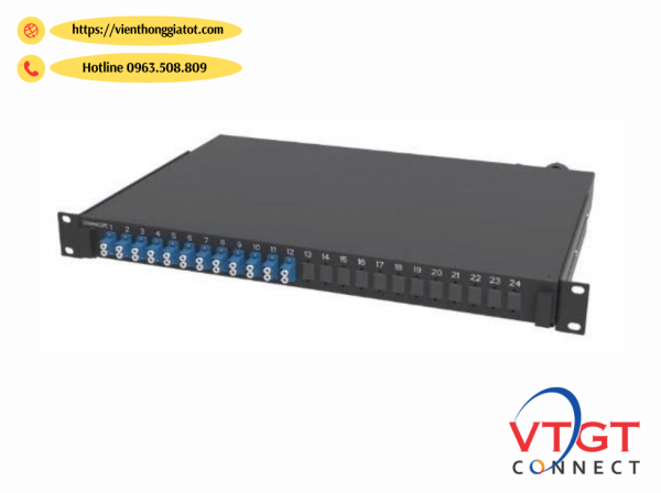 Hộp phối quang multimode OM3 24Fo LC duplex COMMSCOPE (760241652)