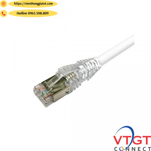 Dây nhảy mạng cat6A S/FTP commscope dài 30cm (0.3M) (NPC6ASZDB-WT030C)