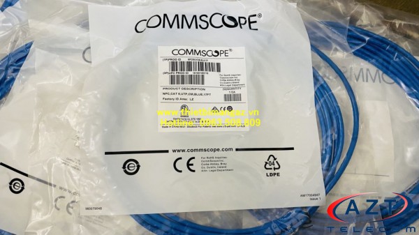 Dây nhảy đúc Cat6 3m Commscope AMP chính hãng