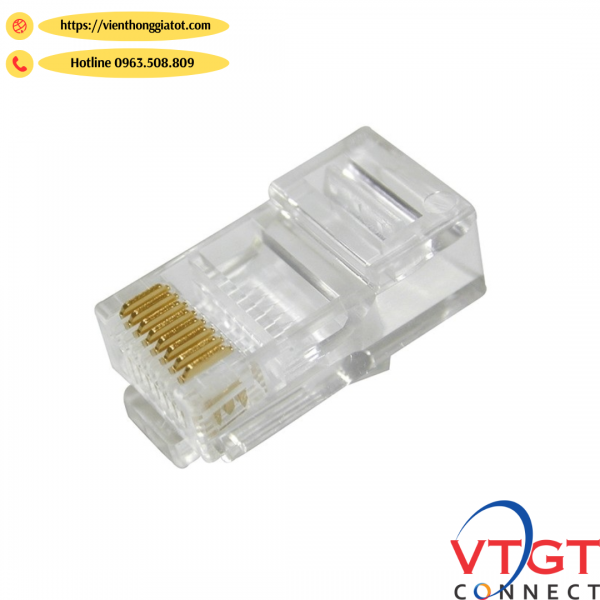 Hạt mạng CAT6 Godel Japan ( Chân lệch)