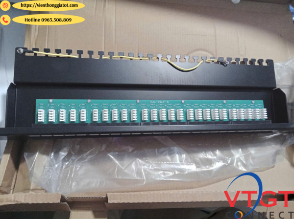 Thanh đấu nối Patch Panel Cat3 50 cổng