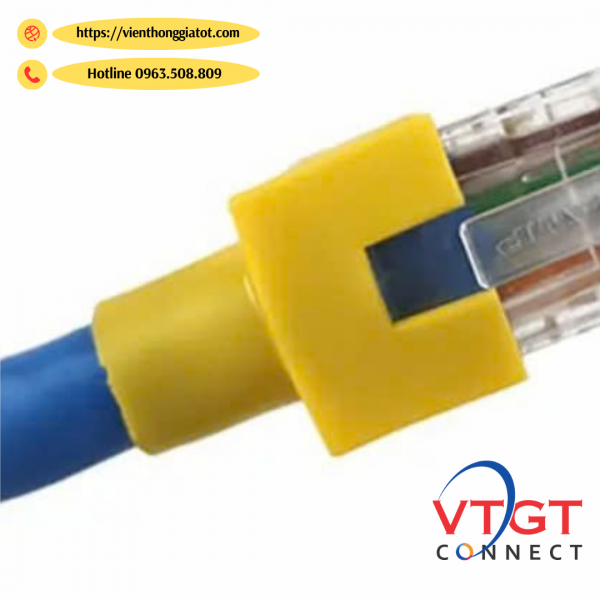 Đầu chụp cáp mạng loại vuông CAT6