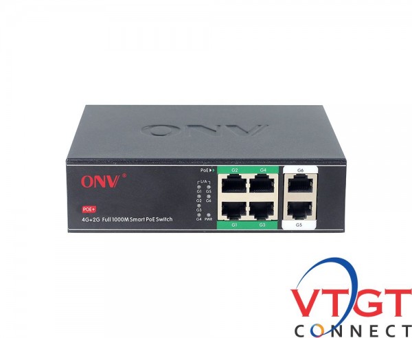 SWITCH POE 4 cổng 1G ONV model H3064PS