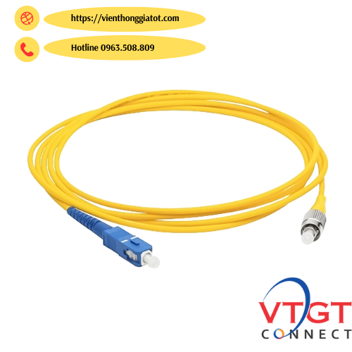 Dây nhảy quang Single mode FC-SC dài 3m, 5m, 10M, 20m ...