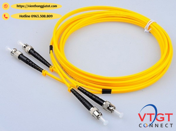 Dây nhảy quang Single mode ST-ST dài 3m, 5m, 10M, 20m