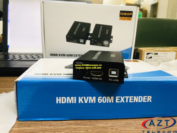 Bộ khuếch đại HDMI qua dây mạng 60 mét