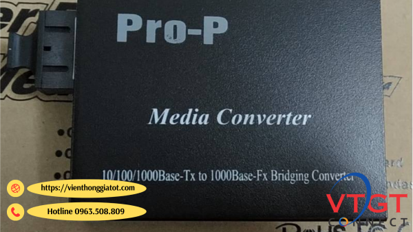 Bộ chuyển đổi quang điện converter quang multimode PRO-220S-MM