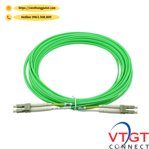 Dây nhảy quang OM5 chuẩn LC/UPC-LC/UPC tốc độ 100G dài 3m, 5m, 10m