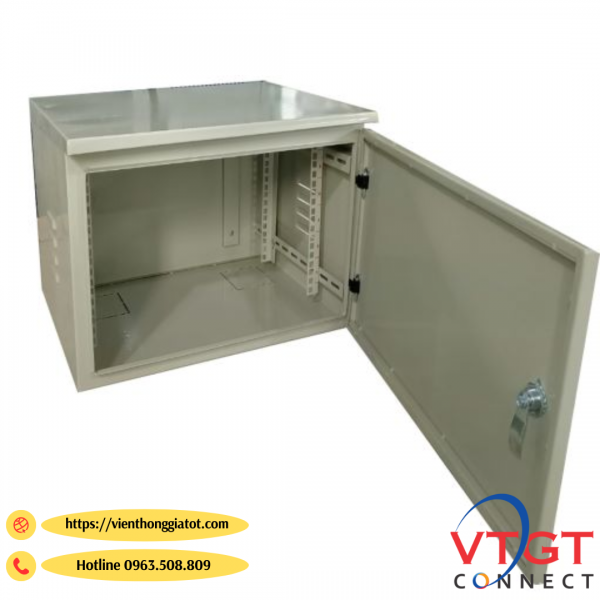 Tủ mạng rack 10U-D500 ngoài trời outdoor