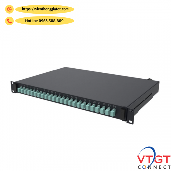 Hộp đấu nối quang ODF  Multimode chuẩn LC 48Fo sợi COMMSCOPE (760241653)