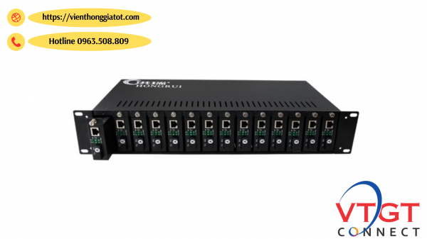 Khung nguồn tập chung Converter quang HRUI HR900-214-AC
